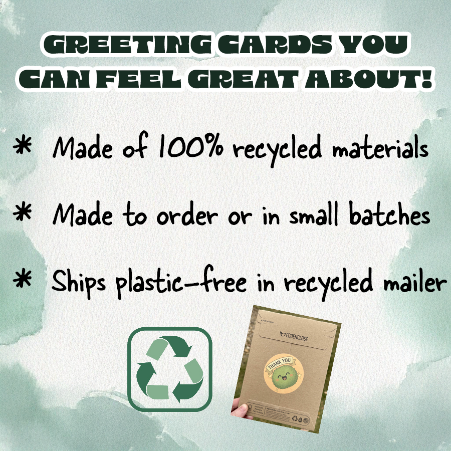 The Horrors Persist Birthday Card | Funny Existential Possum Greeting Card