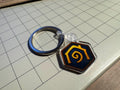 Alliance Hearthstone Acrylic Charm | WoW Inspired Keychain