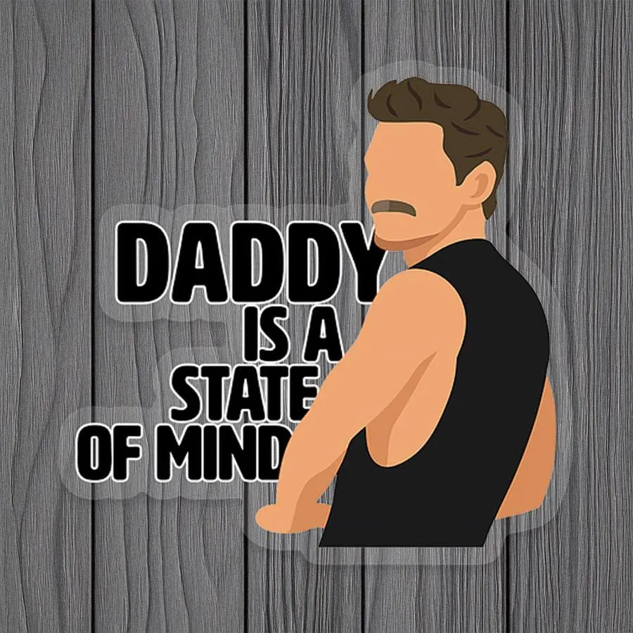 Pedro Pascal Sticker – “Daddy Is a State of Mind”