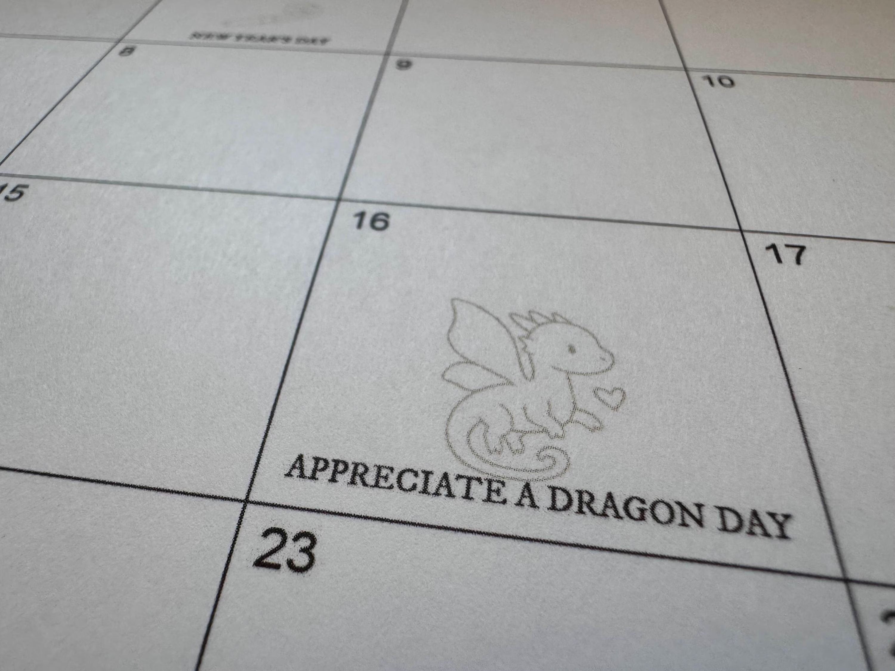 2026 Fantasy Creature Wall Calendar | Cozy D&D Inspired Faerûn Art