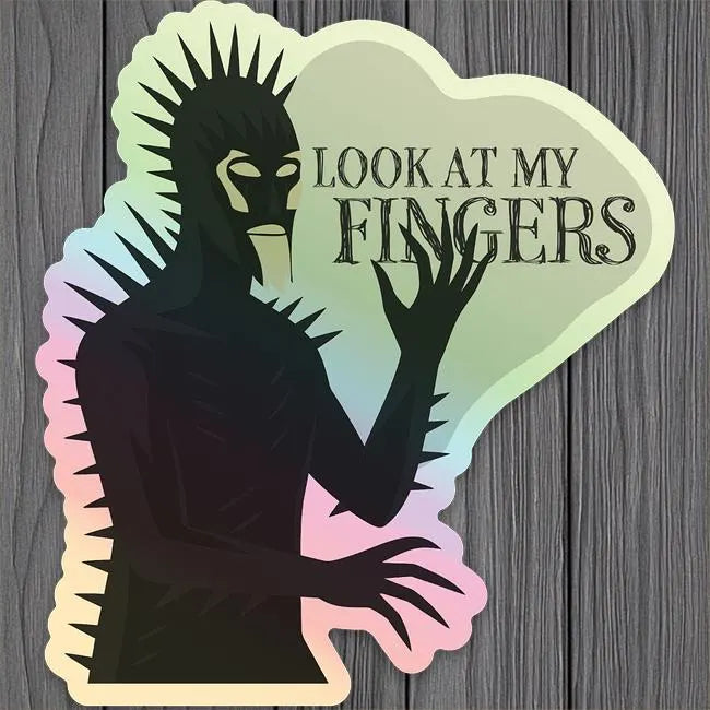 The Shädowmän (Hug the Sun) “Uhh the Light” Meme Sticker – Holographic Vinyl
