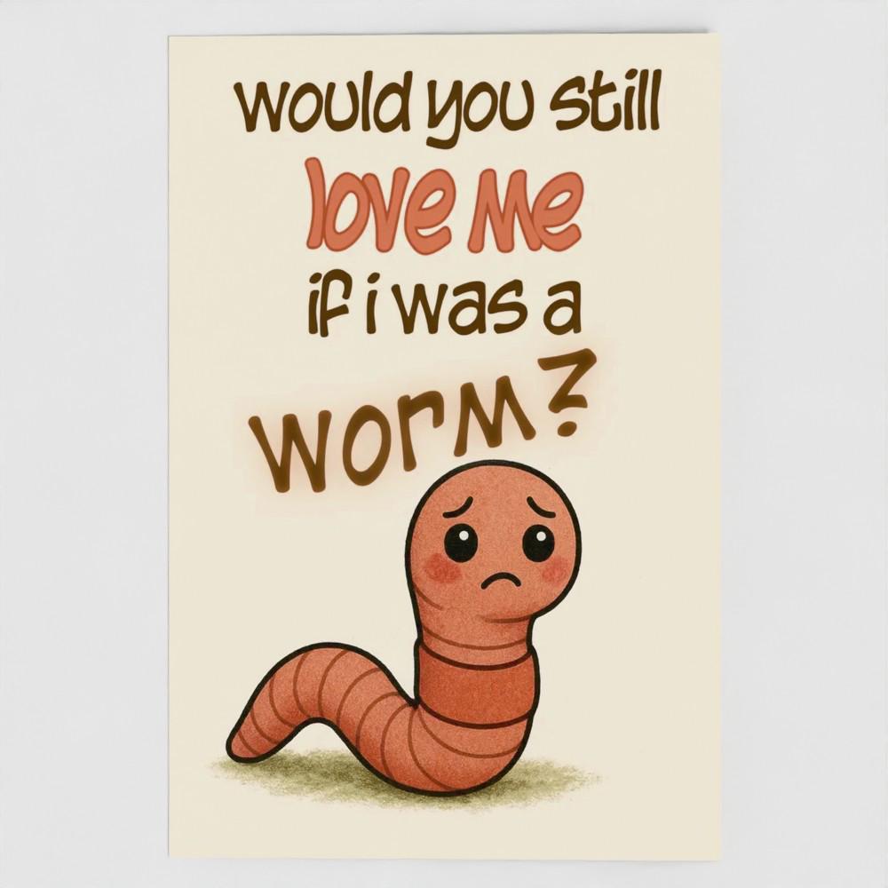 Would You Still Love Me If I Was a Worm? | Pride Coming Out Card
