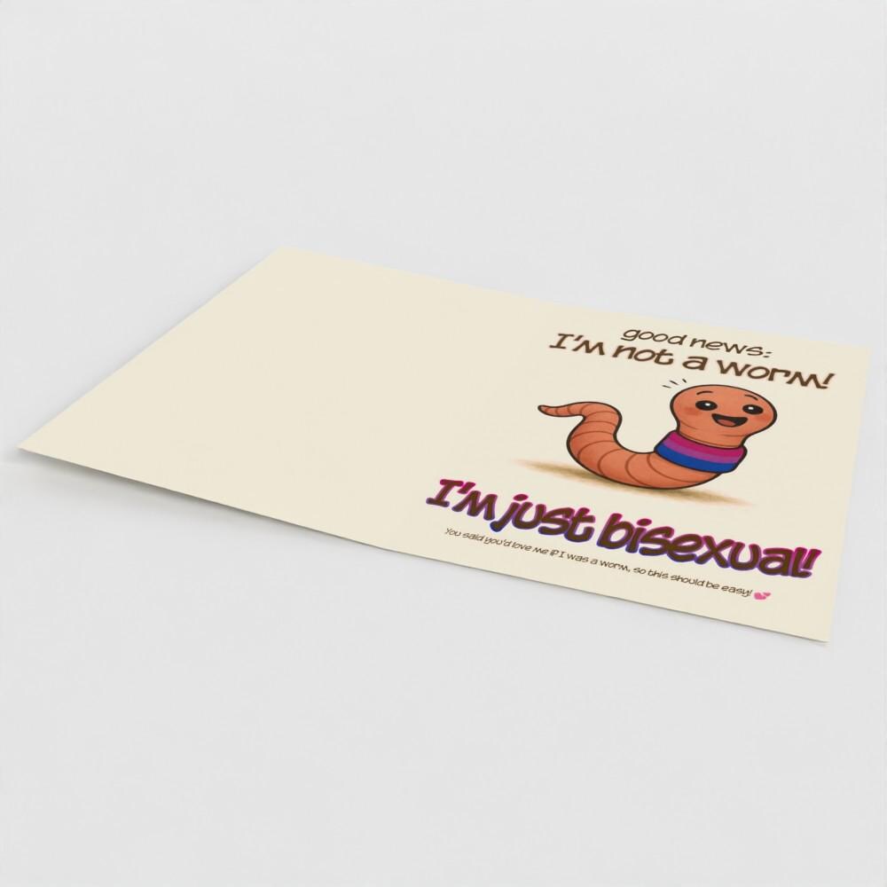 Would You Still Love Me If I Was a Worm? | Pride Coming Out Card