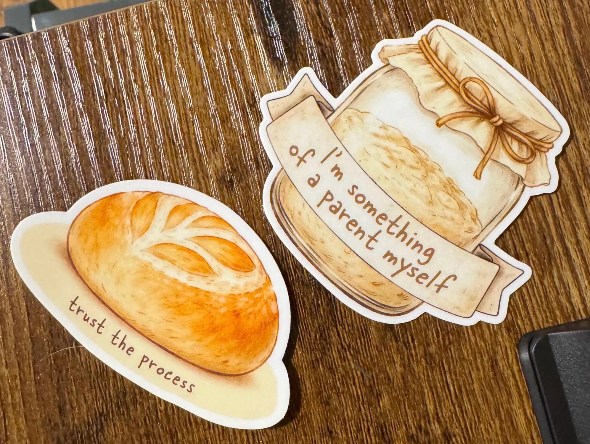 Sourdough Starter Parent Sticker | Funny Bread Vinyl Decal