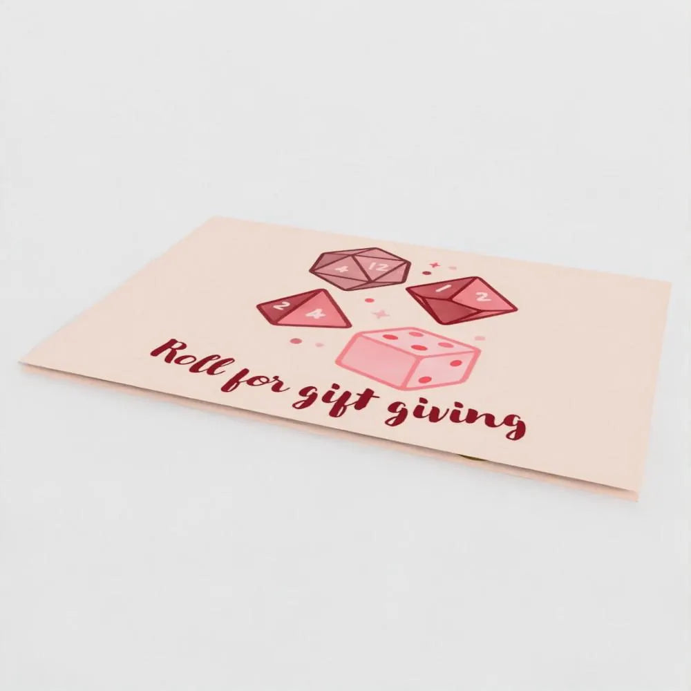 Scratch Inspired Gamer Greeting Card | Cozy D&D Fan Art Card