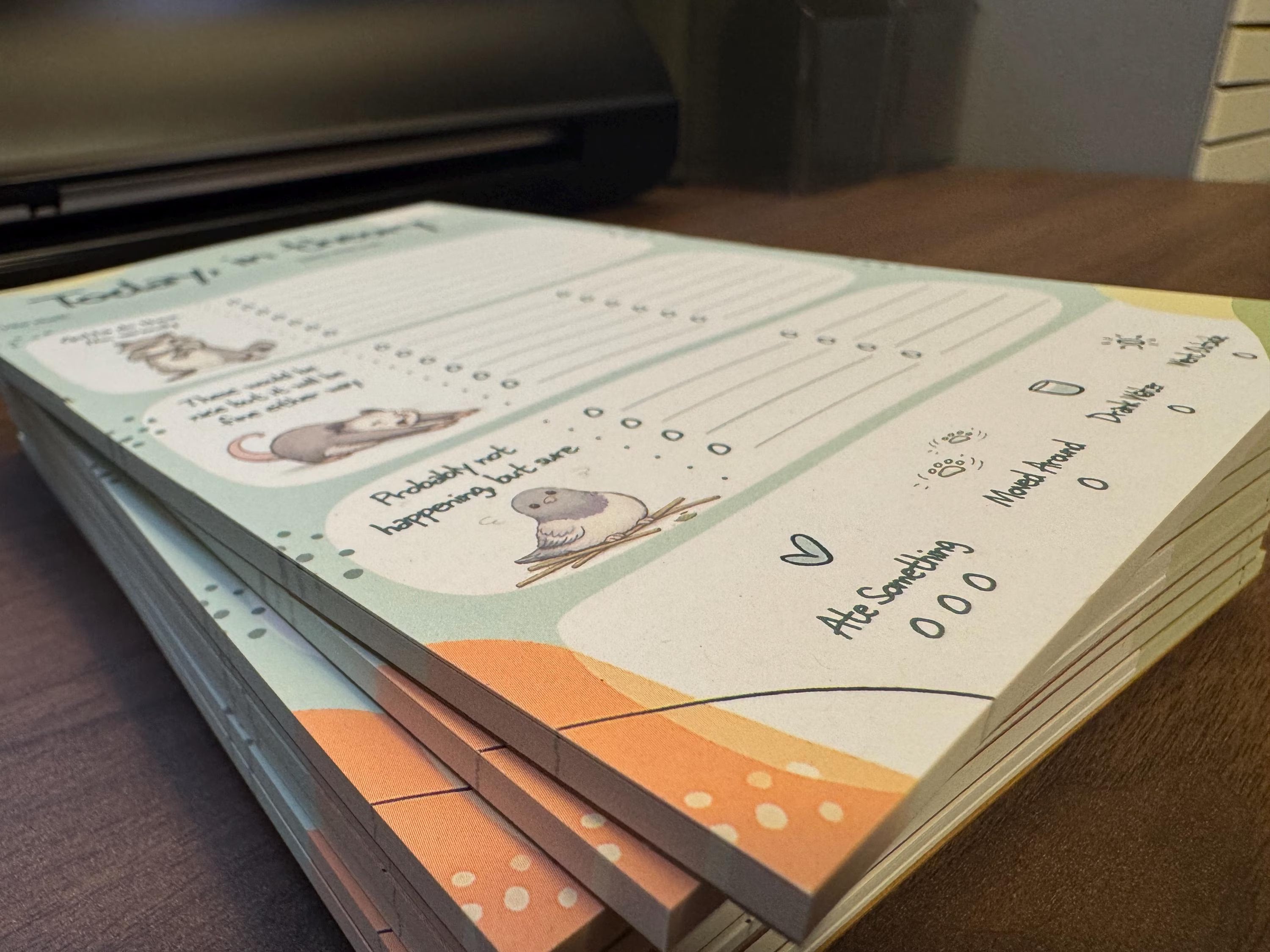 Today, In Theory Daily Planner Notepad | ADHD-Friendly Low-Pressure Productivity Pad