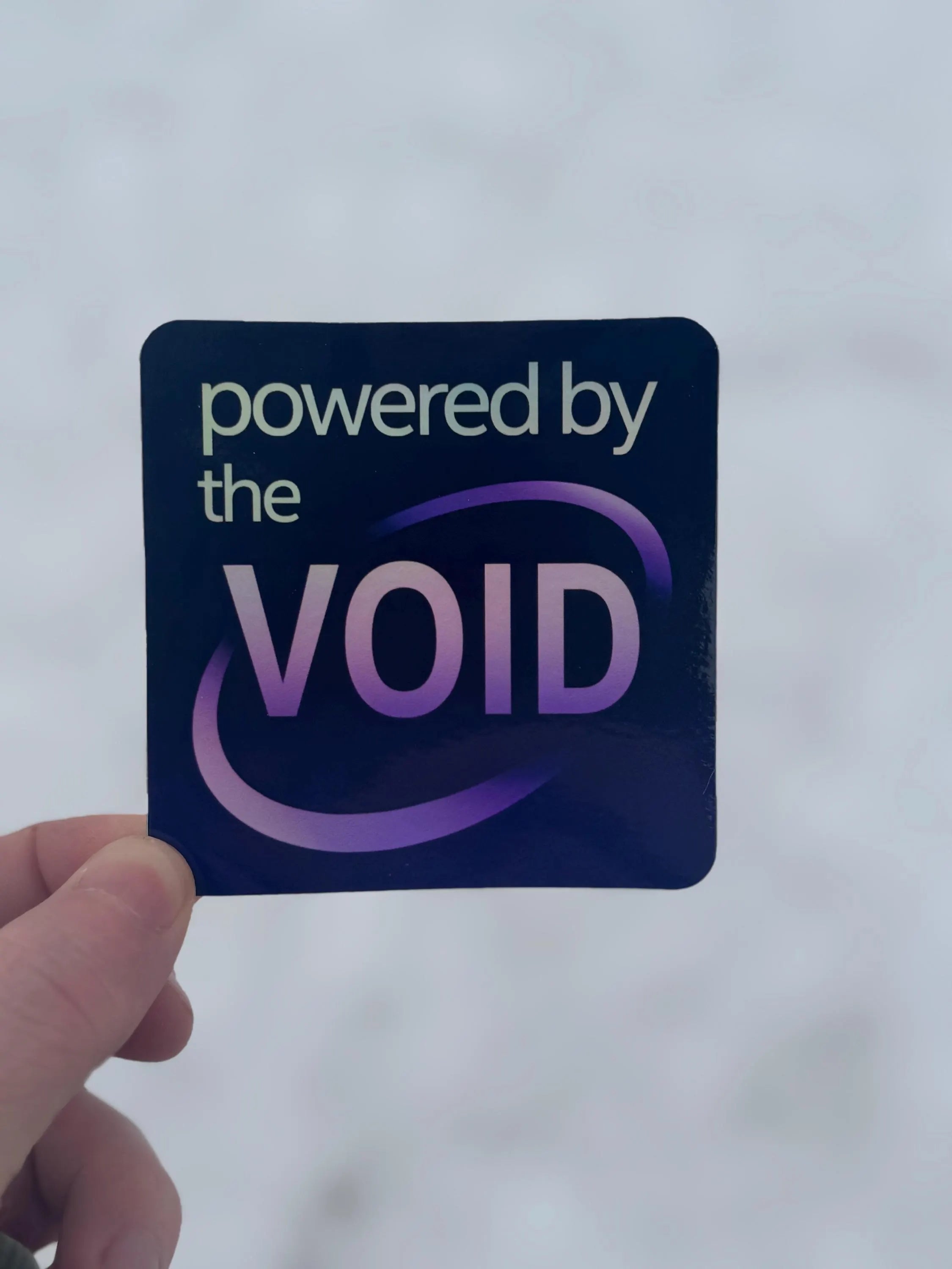 Powered By ... Parody Holographic Sticker | Fel, Light, Void, Elune, Sunwell