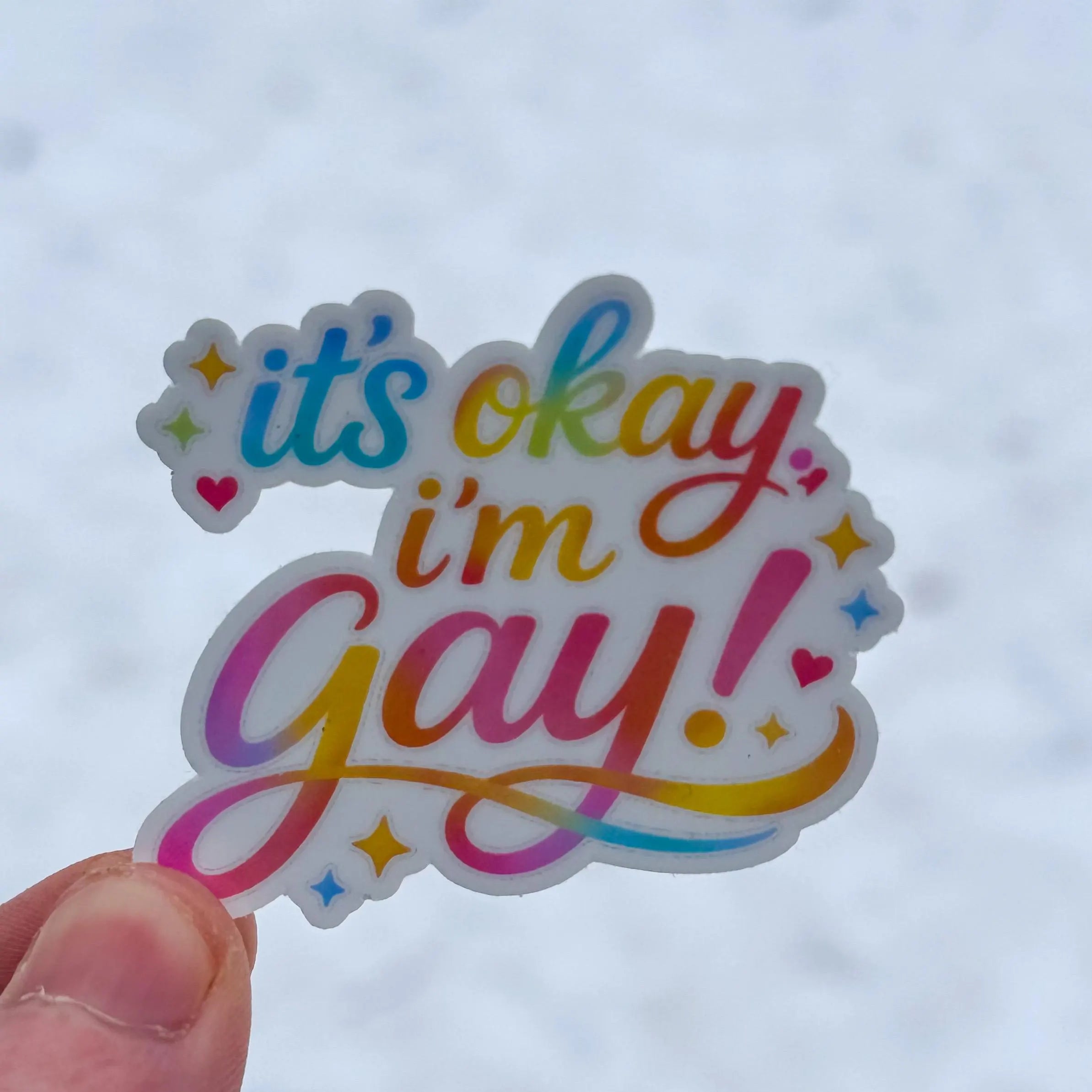 Safe Person Rainbow Sticker | LGBTQ Friendly Vibes Decal