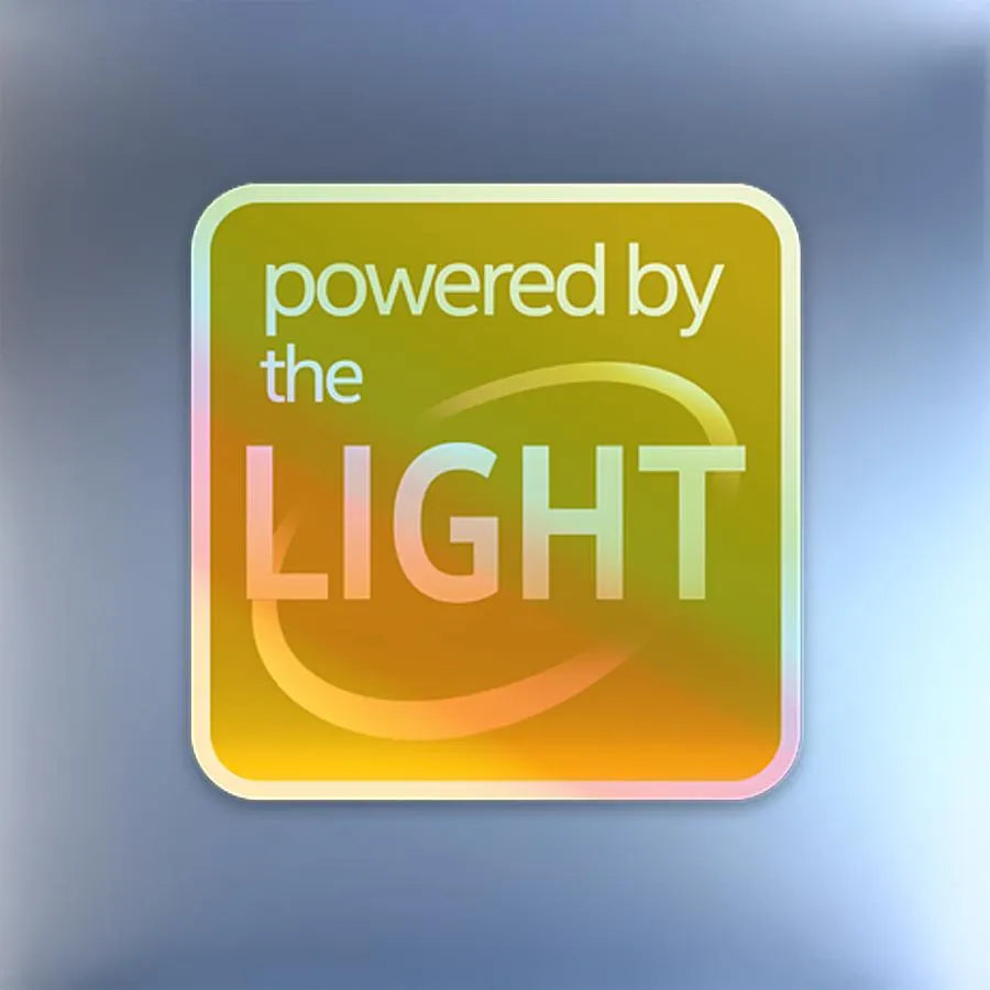 Powered By ... Parody Holographic Sticker | Fel, Light, Void, Elune, Sunwell