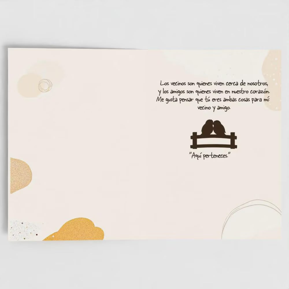You Belong Here Neighbor Card | Solidarity Greeting Card (English or Spanish)